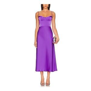Katie May Flora Purple Polyester Dress Size S